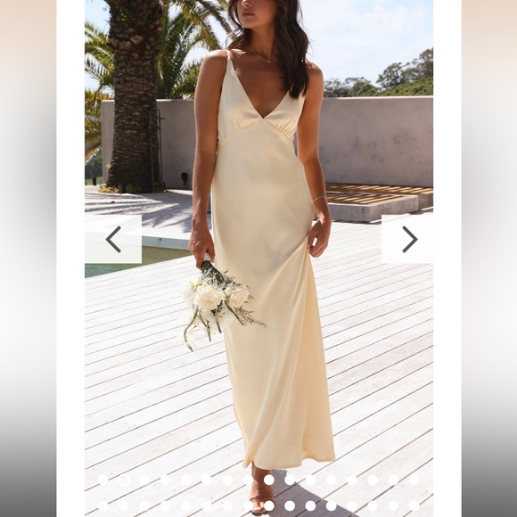 billy j Dresses & Skirts - Billy J maxi dress, champagne